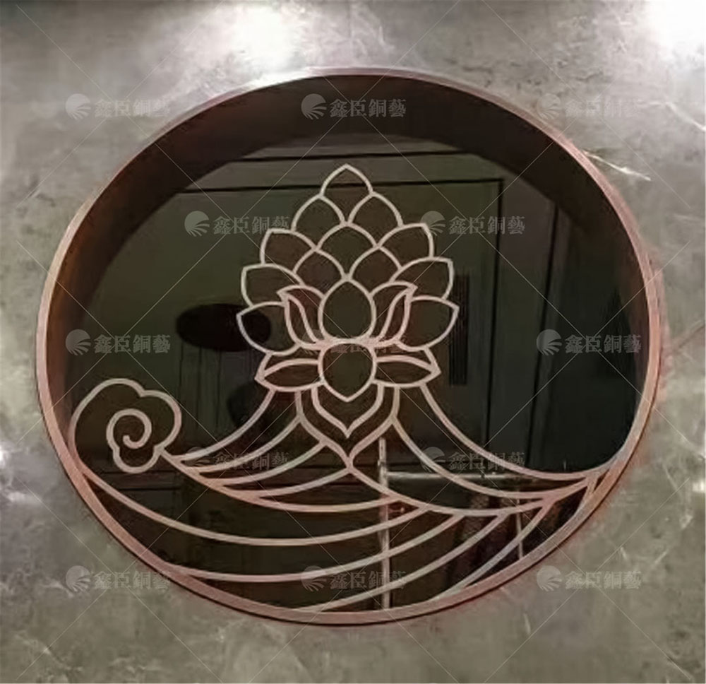 玻璃銅屏風(fēng)